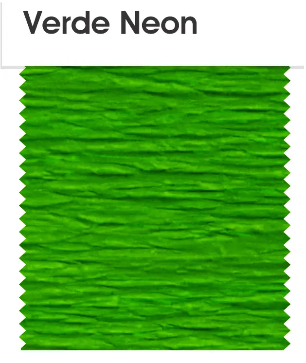 ArtCrepe na cor Verde Neon