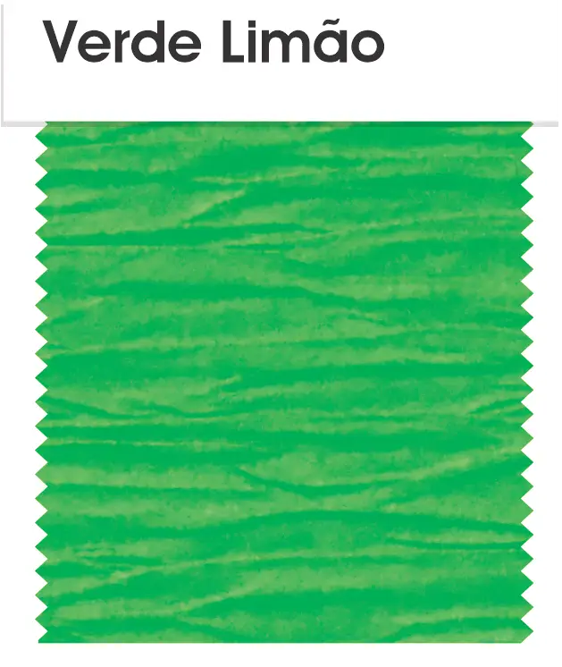 ArtCrepe na cor Verde Limão