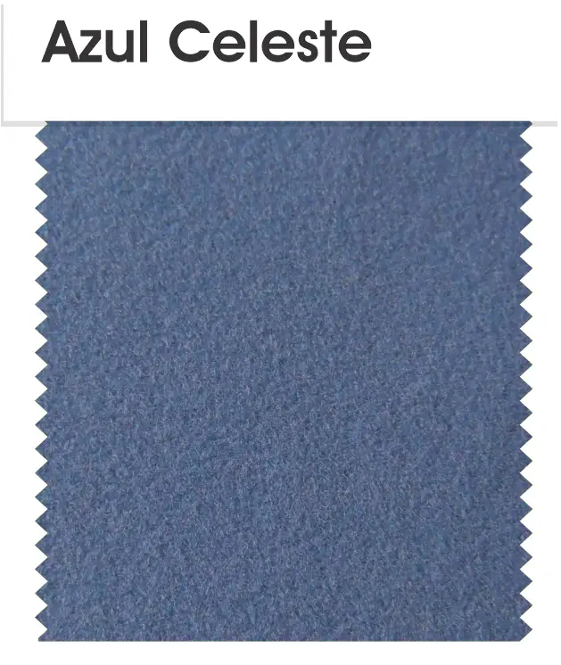 Papel Camurça na cor Azul Celeste