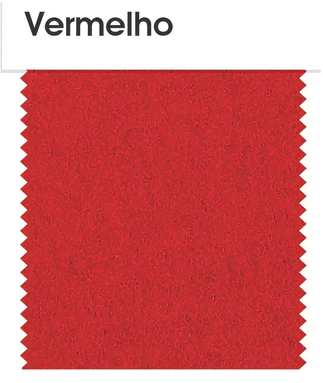 Cartolina Camurça na cor Vermelho
