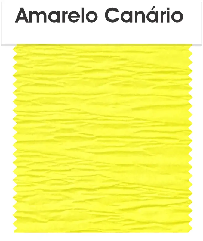 Papel Crepom na cor Amarelo Canário