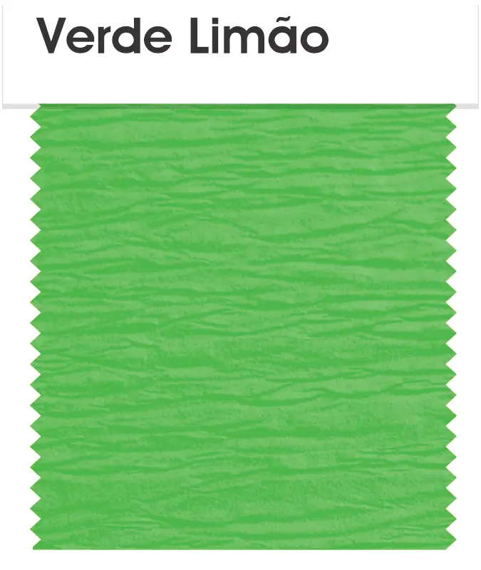 Papel Crepom na cor Verde Limão